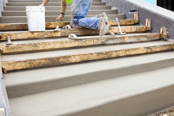 Concrete Steps Pouring in Norwalk