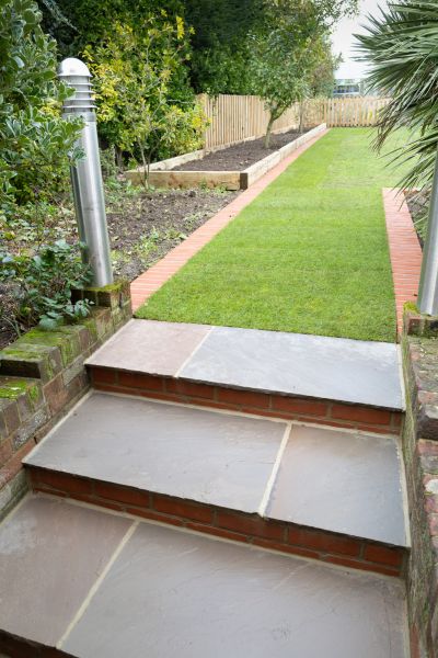 Backyard Steps Installation in Norwalk