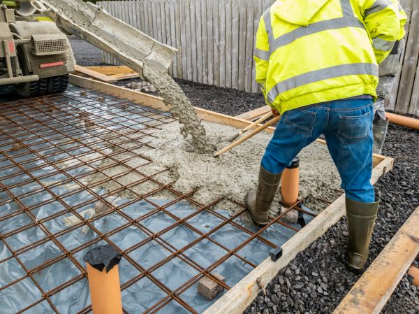 Basement Slab Pouring in Norwalk