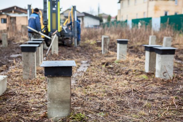 Concrete Piling Installation in Norwalk