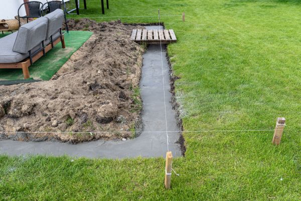 Cement Footer Installation in Norwalk