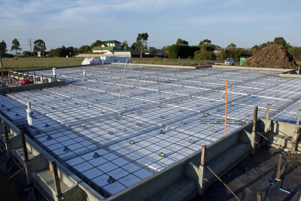 Barn Pad Construction in Norwalk